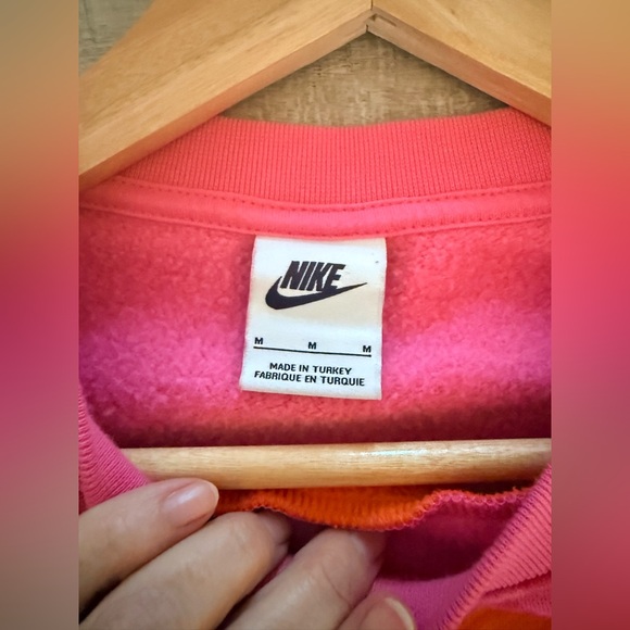 Nike Project Uphoria Sweatshirt Medium Pink and Orange Oversized - Picture 6 of 10